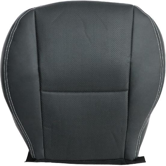 GXARTS Front Driver Side Bottom Perforated Leather Seat Cover Black Replacement Compatible with Subaru Forester 2014 2015 2016