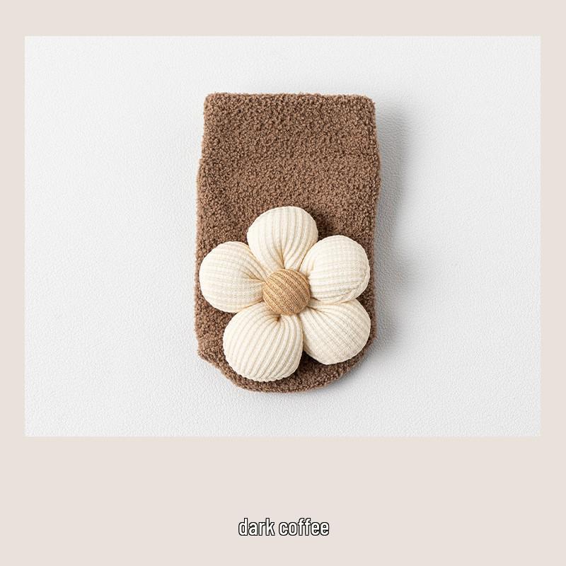 

Infant Boys & Girls Coral Fleece Non-Slip Socks for Autumn/Winter, 0-3 Years S (0-1 Years, Foot Length 9-11CM)