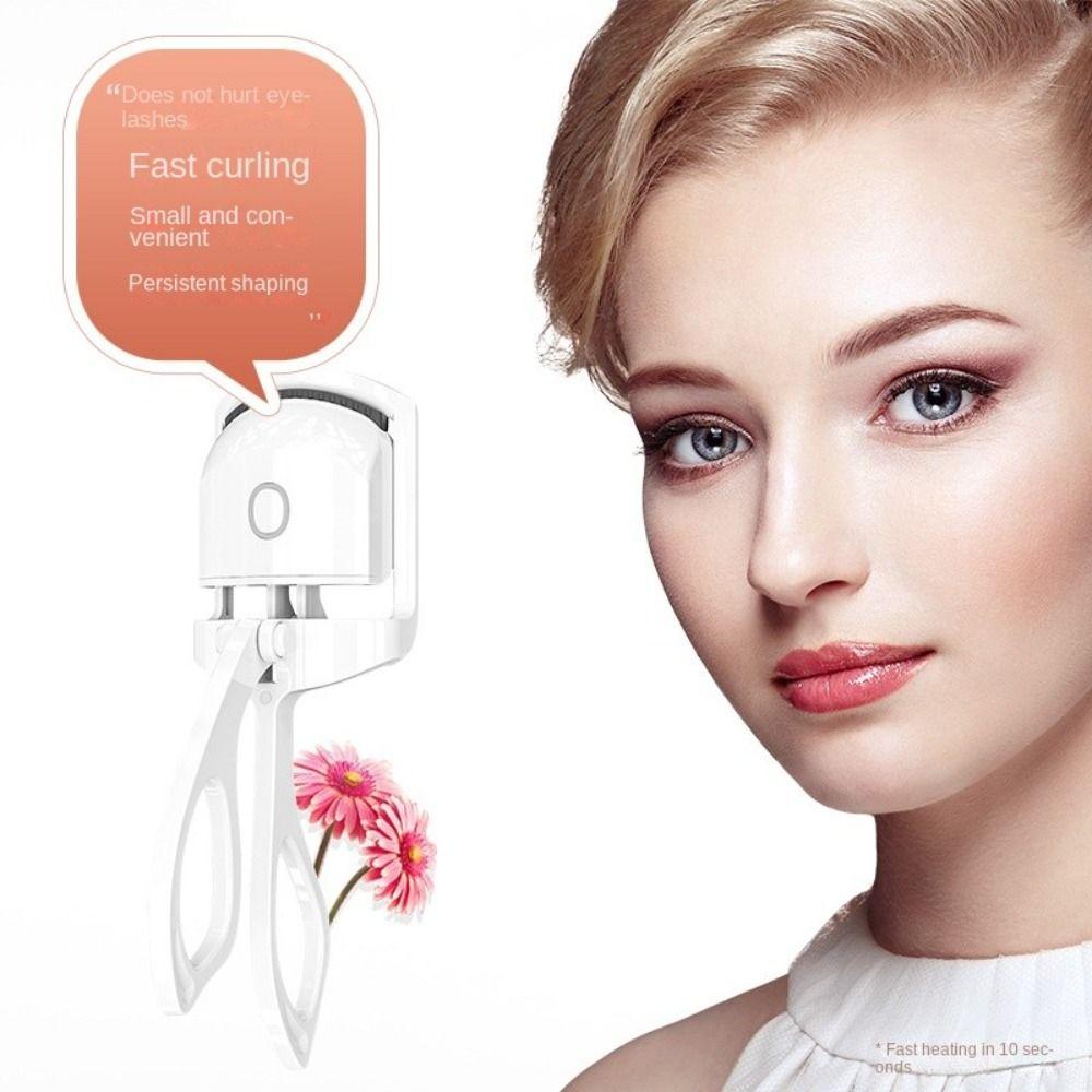 Temperature Control Iron Perm Eyelashes Clip Electric Heated Eyelashes Curler Makeup Accessories