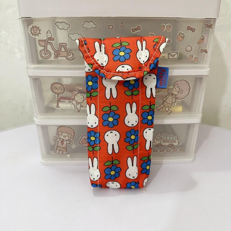 Cute Miffy Rabbit Glasses Storage Bag Cotton Sunglasses Pouch Outdoor Cute Kitty Rabbit Sunglasses Protective Cover Gifts