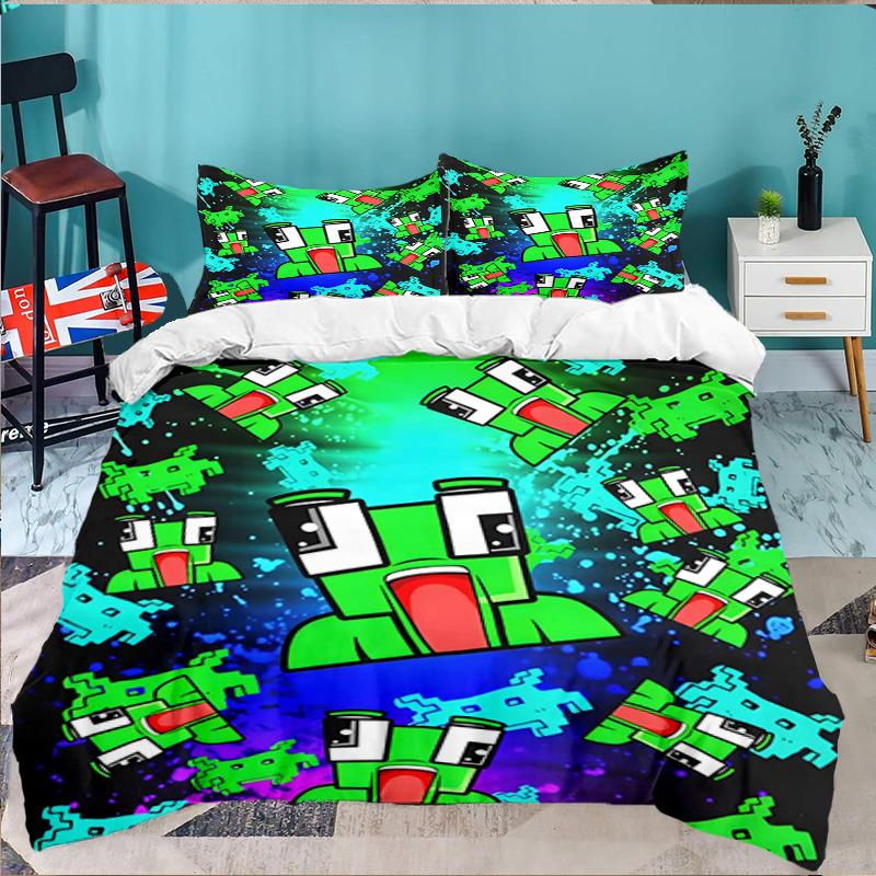 3PCS Un-speakable Bedding Set,Including 1pc Duvet Cover And 2pcs Pillowcases Perfect for Bedroom, Dormitory, Large size Fan Christmas gift