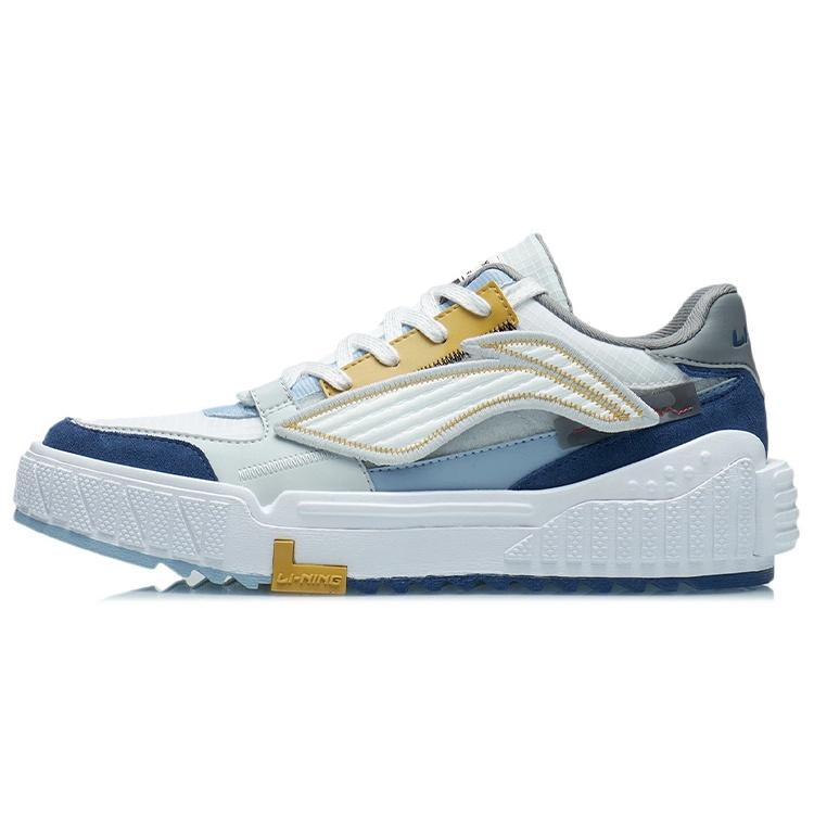 Li-Ning Attack Ace White Blue Tellow Men s AGCR309-4 EU 39