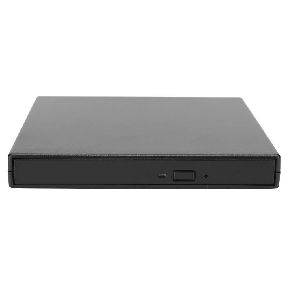 External Optical Drive USB2.0 High Speed Portable DVD Burner for Laptop ComputerBlack
