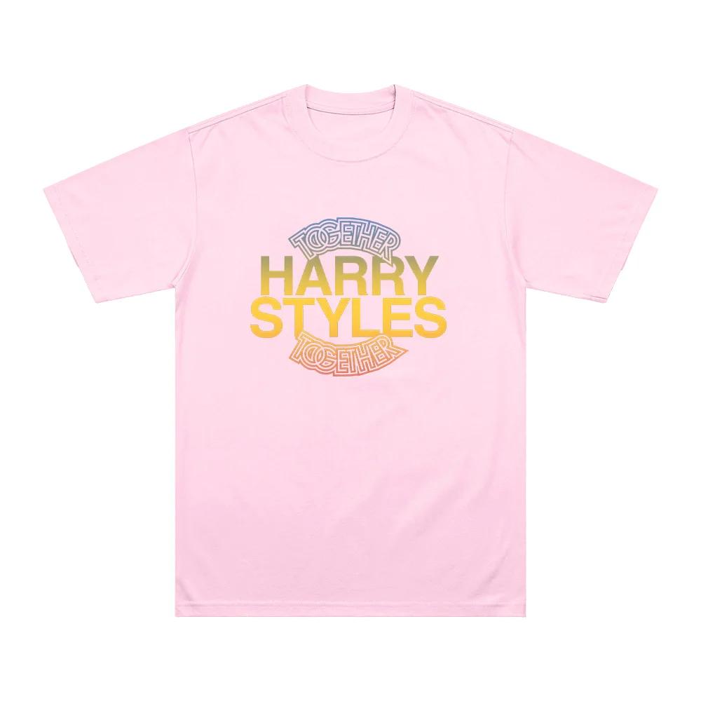 

Harry Style Together Graphic Print T Shirts Y2k Streetwear Men and Women Short Sleeved Fashion Cotton Loose Clothing 3XL