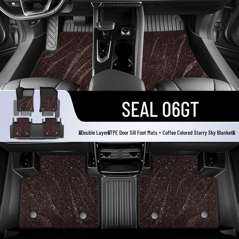 2025 BYD Seal 06 GT TPE Floor Mats - Full Surround Car Interior Accessories