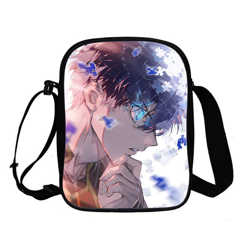 Neue Blaue Gefängnis Animation Peripherie 3D Vollfarbdruck Tragbare Umhängetasche Teenager Crossbody Tasche
