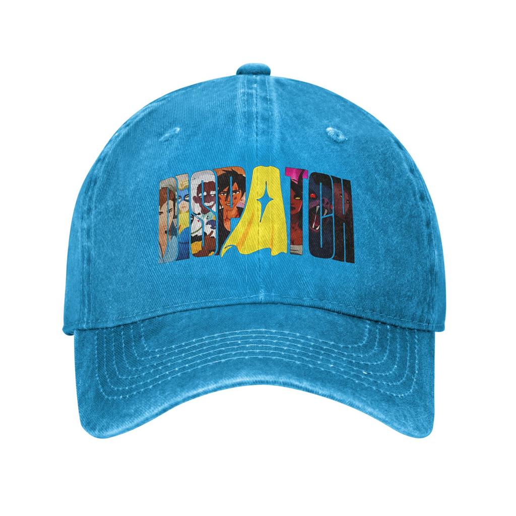 Unisex Dispatch Game 2025 Lettering Print Hats Fashion Distressed Cotton Baseball Cap Adjustable