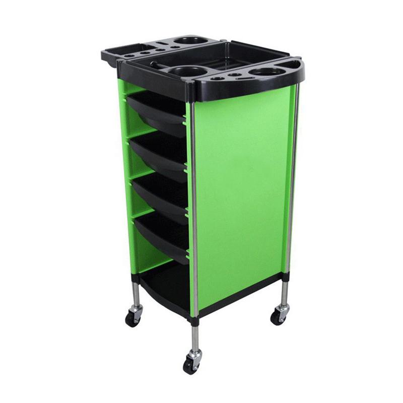 Large Capacity Hairdressing Cart Hair Salon Hot Dyeing Tool Cart Stainless Steel Barber Shop Salon Large Capacity Storage Cart