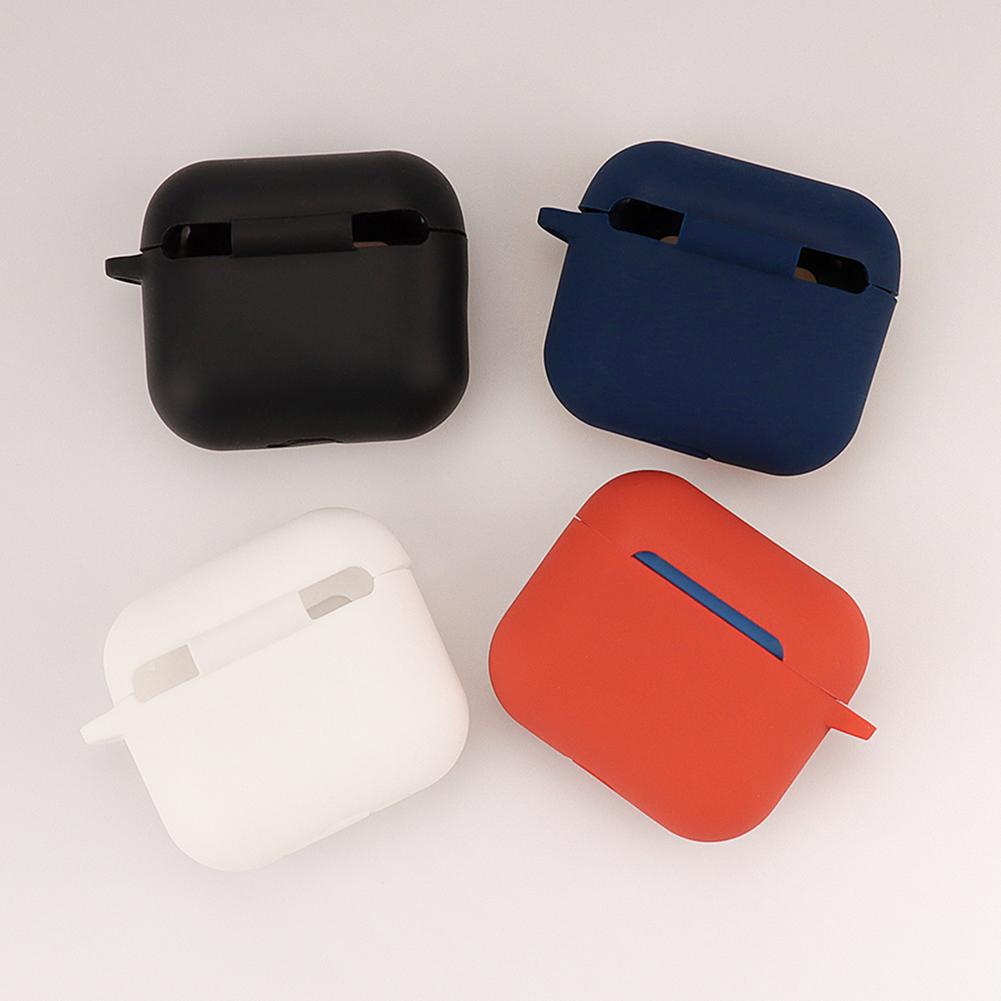 Earphone Soft Silicone Case with Carabiner for Skullcandy Indy Evo Charging Box Protector Shockproof Case
