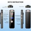 Voice Activated Recorder Type-C Rechargeable Audio Recorder with 7-Level Adjustable Voices Control for Lectures Meetings