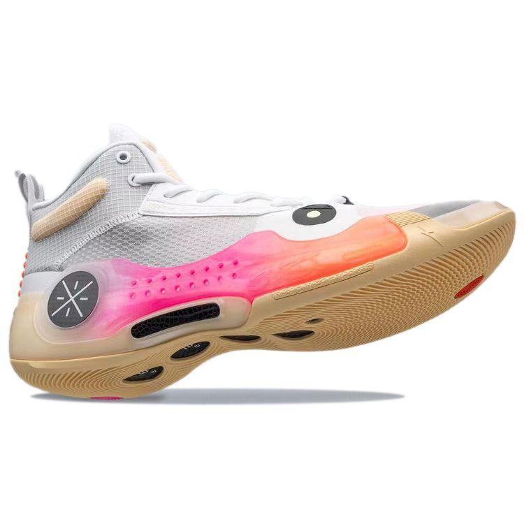 Li-Ning Way of Wade 10 Blossom Men Sneakers White Black ABAS115-1