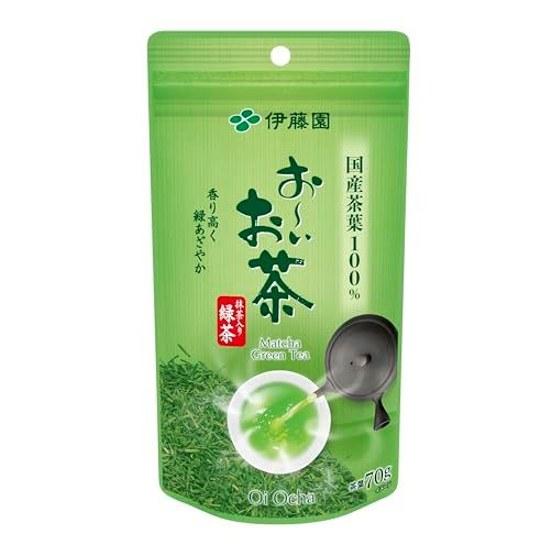 Itoen Oi Ocha Matcha Green Tea 70g Made 100 Domestic Leaves Stand-Up Bag Zipper