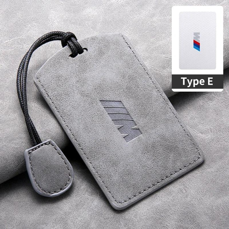 Car Sticker Hot 2025 Leather Car Smart Remote NFC Card Key Case Cover Protection Shell Bag For BMW M 3 5 7 Series X1 X3 X5 X6 X7