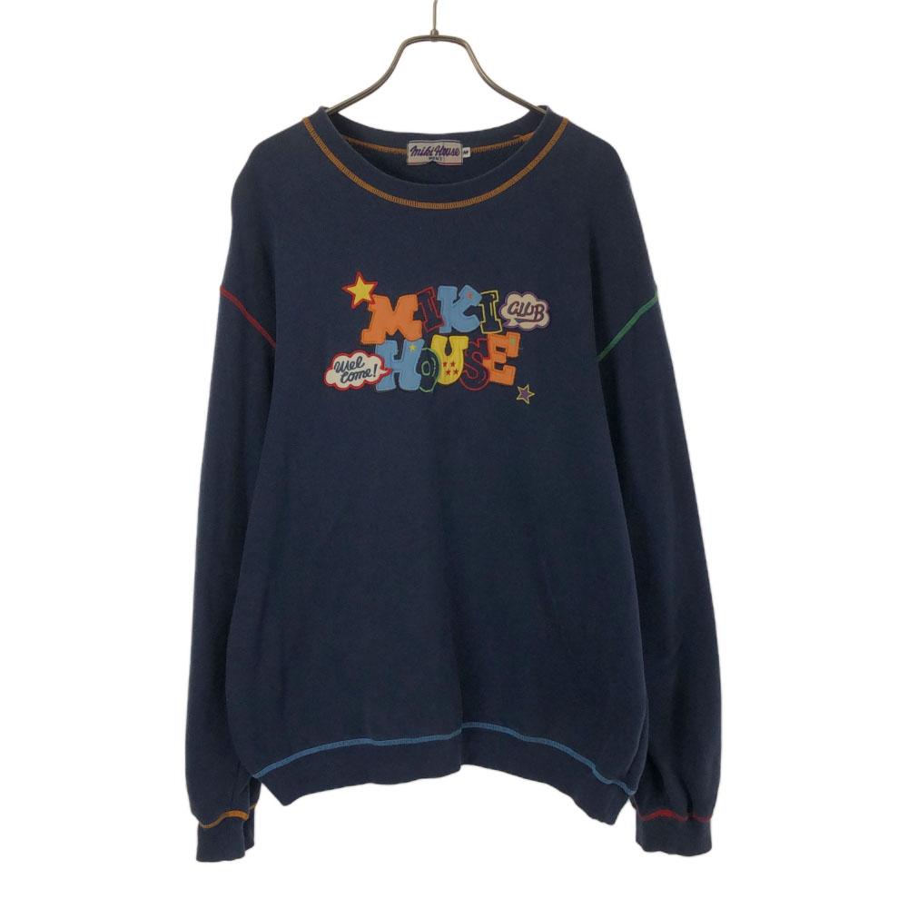

mikihouse made in Japan Long sleeve trainer M Navy system Men s Used