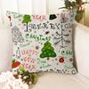 Christmas Pillow Cushion Home Living Room Decoration Printed Pillow Case Bedroom Large Cushion