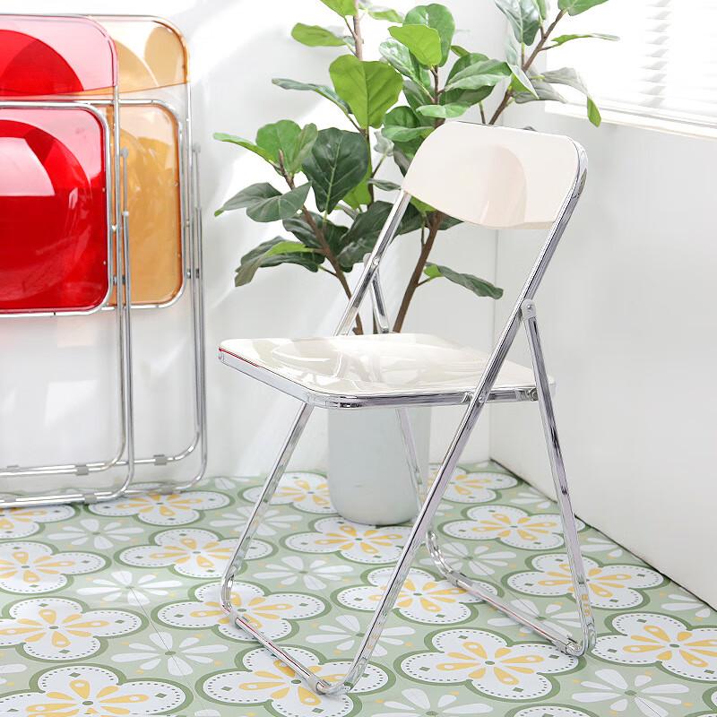 Lubangxiong Transparent Acrylic Folding Chair
