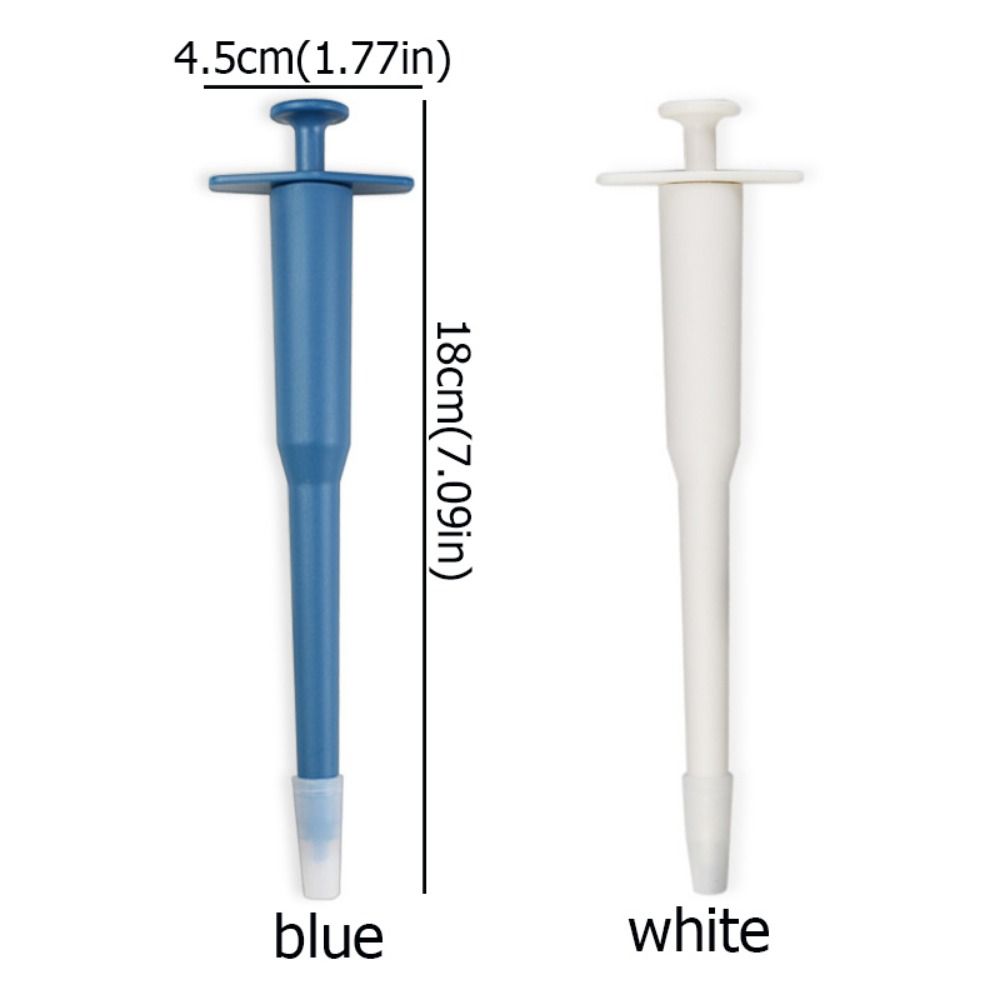 2pcs Bite Resistant Pet Medicine-Feeder Silicone Tip Pet Pills Pusher  For Cats Dogs Birds