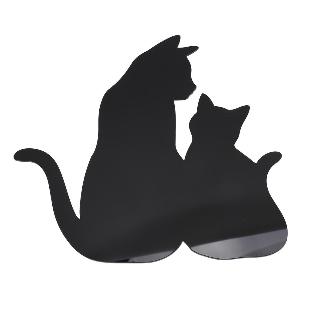 Cat Night Light LED Light Sensing Sound Activated Black Cat Silhouette Lamp for Living Room Hallway Kitchen Bedroom