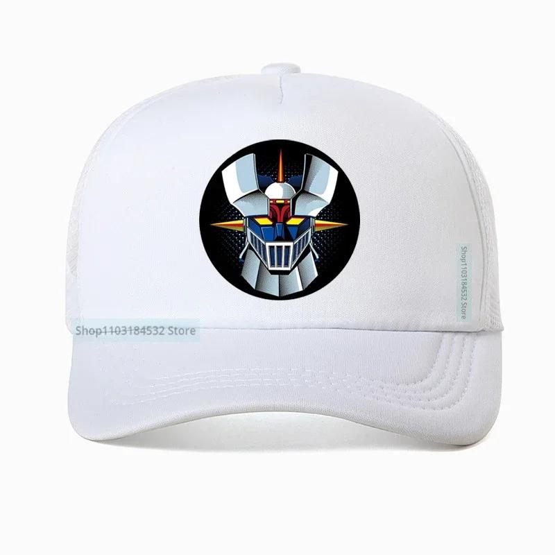 Unisex summer Dad hat Anime Mazinger Z baseball cap Für Männer Design Kurzarm Mode Benutzerdefinierte Plus Cartoon Camiseta hats