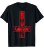 Baphomet Inverted Cross Occult Satanism Hail Satan T-Shirt US Size Crewneck Unisex T-Shirt