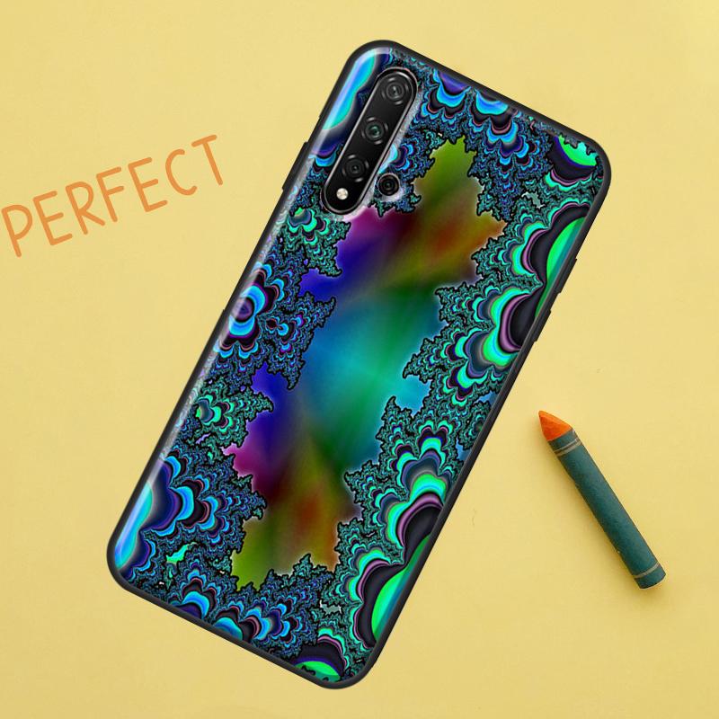 Vintage Ornament For Huawei Nova 8i 12i 11i 12s Y73 Y72 Y61 Y91 Y90 Y70 Y60 9 10 SE P30 P40 Lite P60 Pro Case