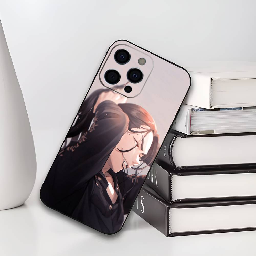 K-Keisuke B-Baji Phone Case For iPhone 17,16,15,14,13,12,11 Plus,Pro Max,XS,Soft Silicone Black Cover iPhone12PRO