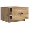 Artisan Oak Coffee Table 49 x 50 x 37 cm Engineered Wood
