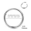 Nose Ring Stainless Steel Body Jewelry Tragus Septum Piercing Cartilage Hoop