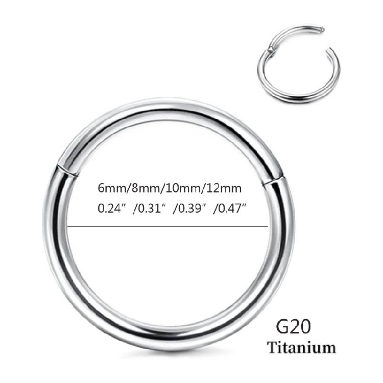 Nose Ring Stainless Steel Body Jewelry Tragus Septum Piercing Cartilage Hoop