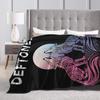 D-Deftoness Nu Metal Plush Blanket Child  Flannel Throw Blanket For Living Room Soft Design Quality Bedspread Gift Idea