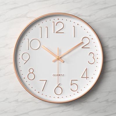 Orologio da parete per soggiorno Orologio da parete silenzioso Orologio minimalista Orologio da parete per soggiorno Orologio da parete digitale tridimensionale per la casa
