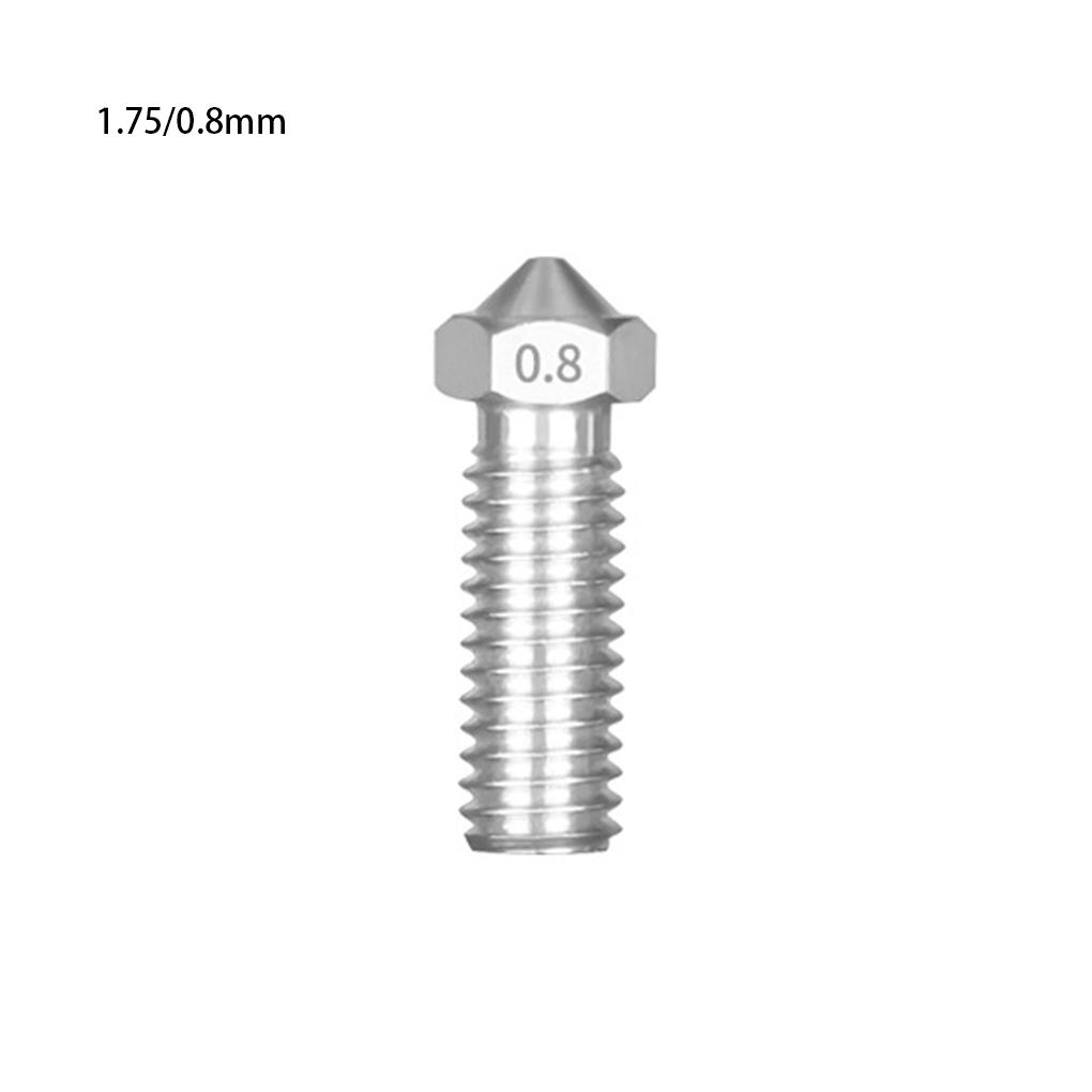 3D Printer Nozzle 1\.75mm Extruder Large Nozzle M6 Threaded 3D Printer Parts, Brass, 0\.4mm, Gold