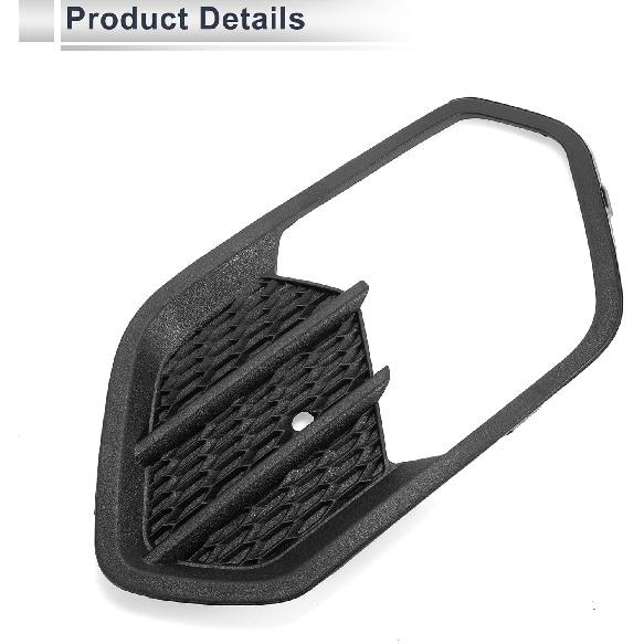 Front Right Fog Light Grill for Ford Escape 2017-2018 Front Lower Bumper Fog Light Cover Inserts No.GV4517K946AB5YZ9 ABS 1 Pc