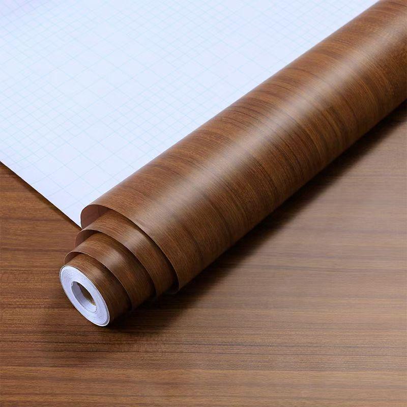 Thick Wood Grain Self-Adhesive Waterproof Wallpaper for Doors & Furniture Renovation