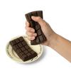 Simulation Chocolate Block Squishy, Super Slow Rising PU Toy, Wet Soft Texture Stress Relief Decompression Photo Prop Fidget