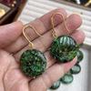 Fashion Retro Natural Turquoise Beaded Necklace Bracelet Women'S Niche Versatile Antique Sweater Chain Bracelet Jewelry