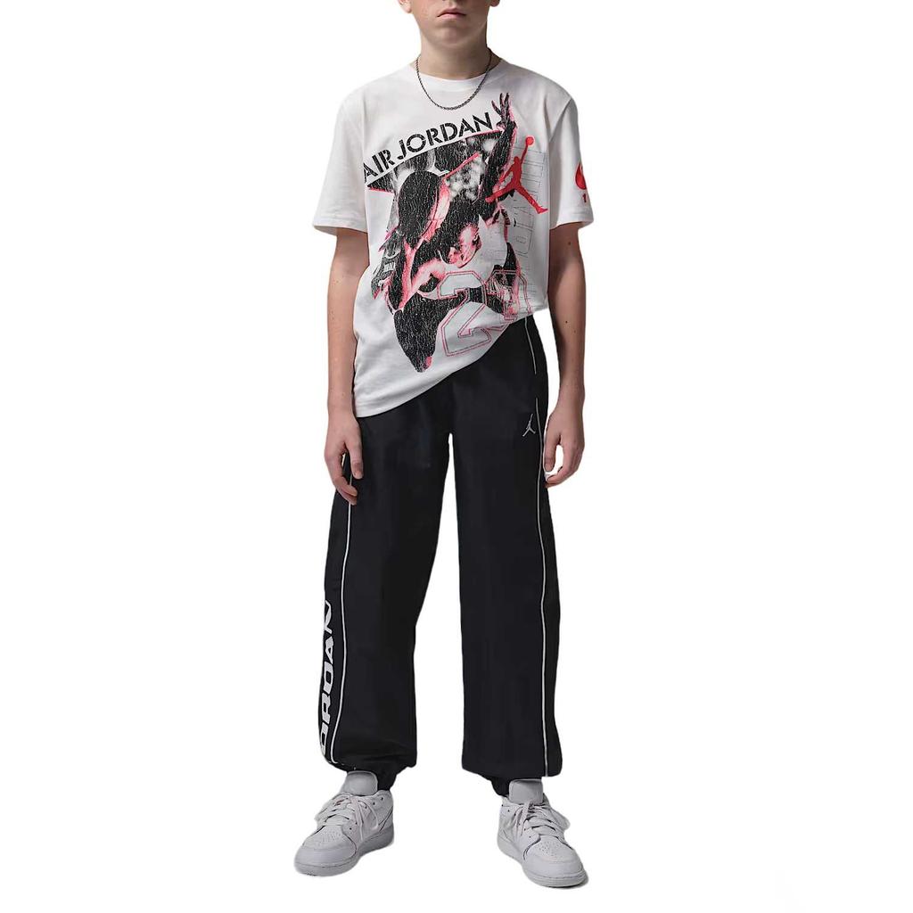 Jordan We Outside Lettered Knit Sports Pants Kids Bottoms IR7977-010