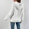 Women's Fashionable Casual Versatile Loose Fitting Pullover Hoodie With Hooded Fleece Hoodie