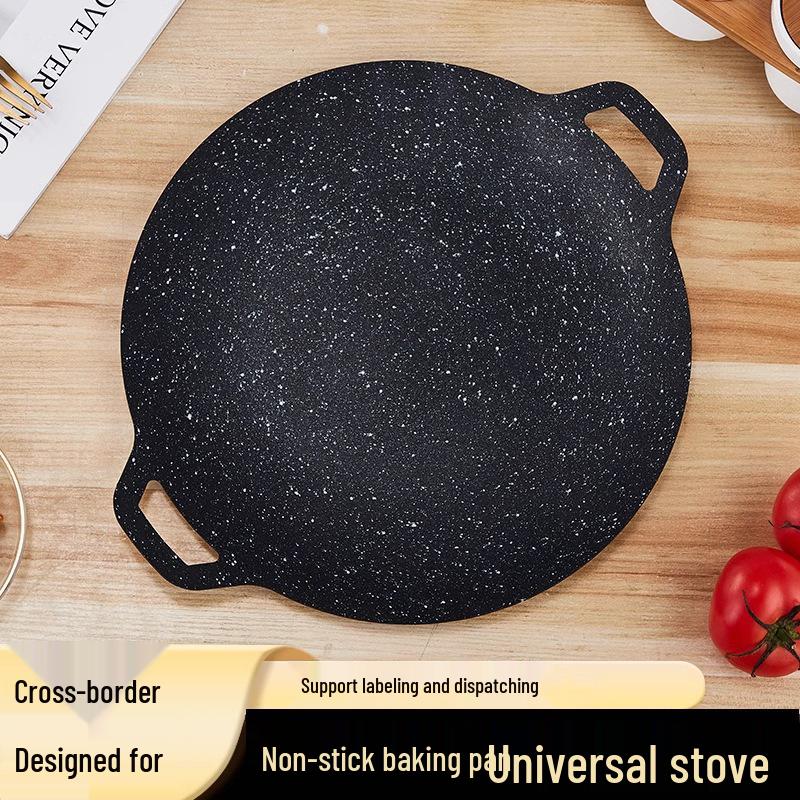 

Wow Maifan Stone Non-stick Korean BBQ Grill Pan for Cassette Stoves 07mm Thick 28cm Non-stick Grill Pan (50 units/box)