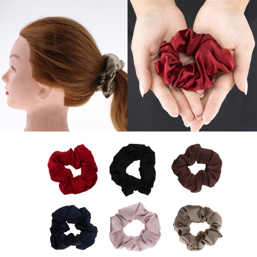 Large Floral Hair Band Ties For Thick