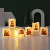 Christmas Led Candles Battery Operated Santa Claus 6Pcs Christmas Party Candles Desktop Ornaments For Holiday Household Decoration Present