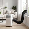 Portable Air Conditioning Exhaust Hose 130mm Portable Air Conditioner Vent Hose Exhaust Tube with Ribbed Body Flexible