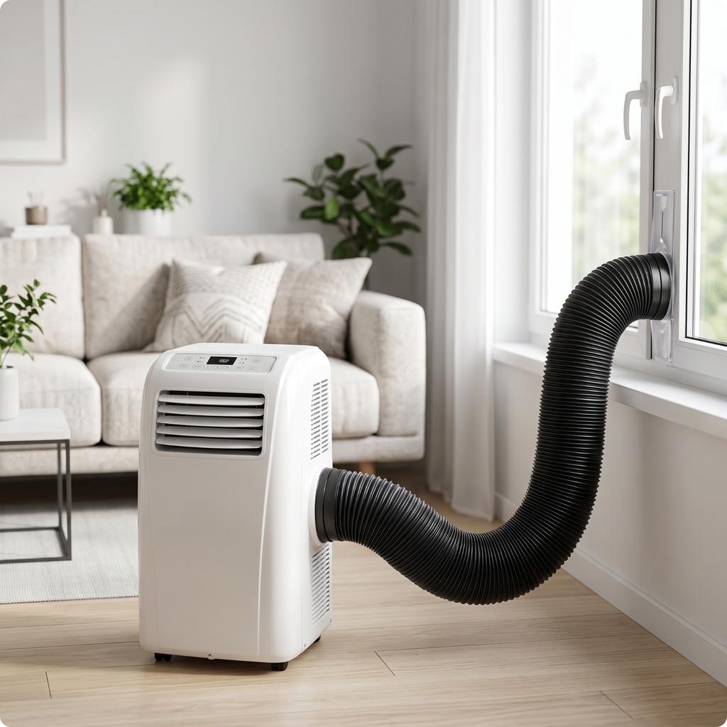 Portable Air Conditioning Exhaust Hose 130mm Portable Air Conditioner Vent Hose Exhaust Tube with Ribbed Body Flexible