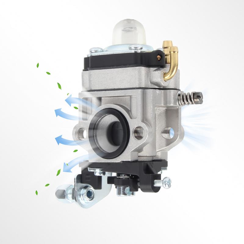 Motorrad Motorsense 11mm 15mm Vergaser Set 40cc- 49cc 2-Takt Miniroller ATV Freischneider Rasentrimmer Motor Ersatzteile