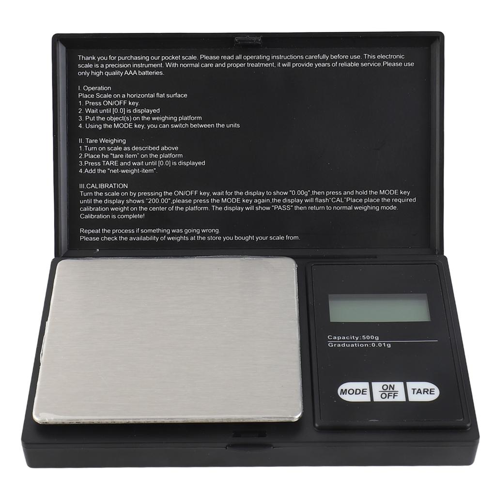 Digital Pocket Scale High Accuracy Easy To Read Small Digital Scales for Jewelry Food