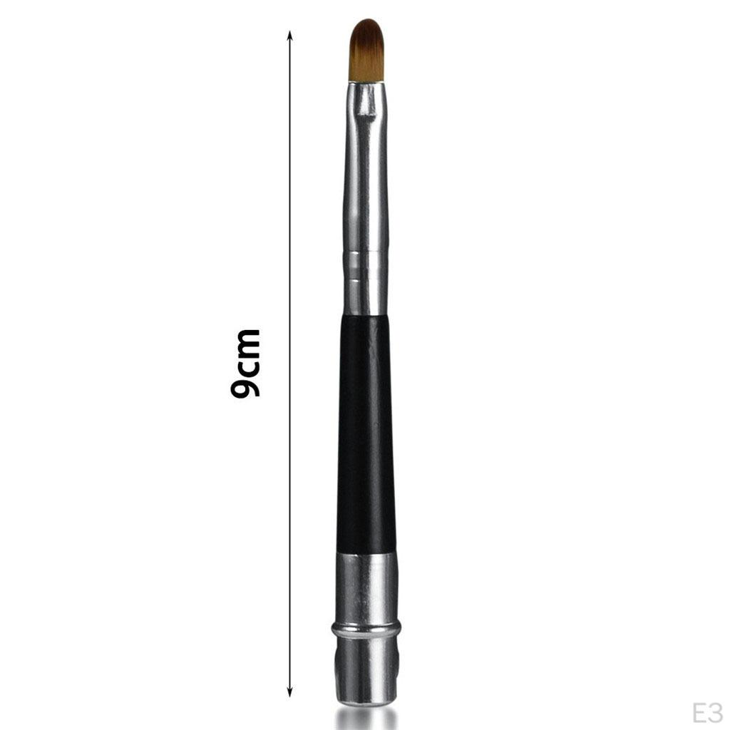 Durable Portable Aluminium Material Tube Lip Brush Wands Pen Make Up Tools