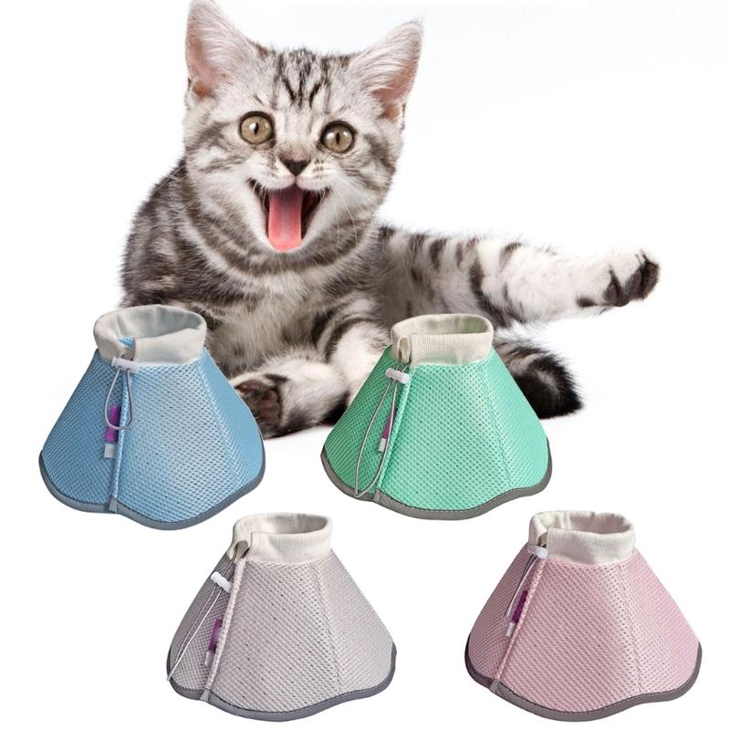 Gentle and Effective Dogs Cats Cone Collar Protects from Injuries / Surgeries