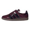 Adidas Samba OG Maroon Black Patent Men Sneakers Red Core-Black Iron-Metallic JQ0013