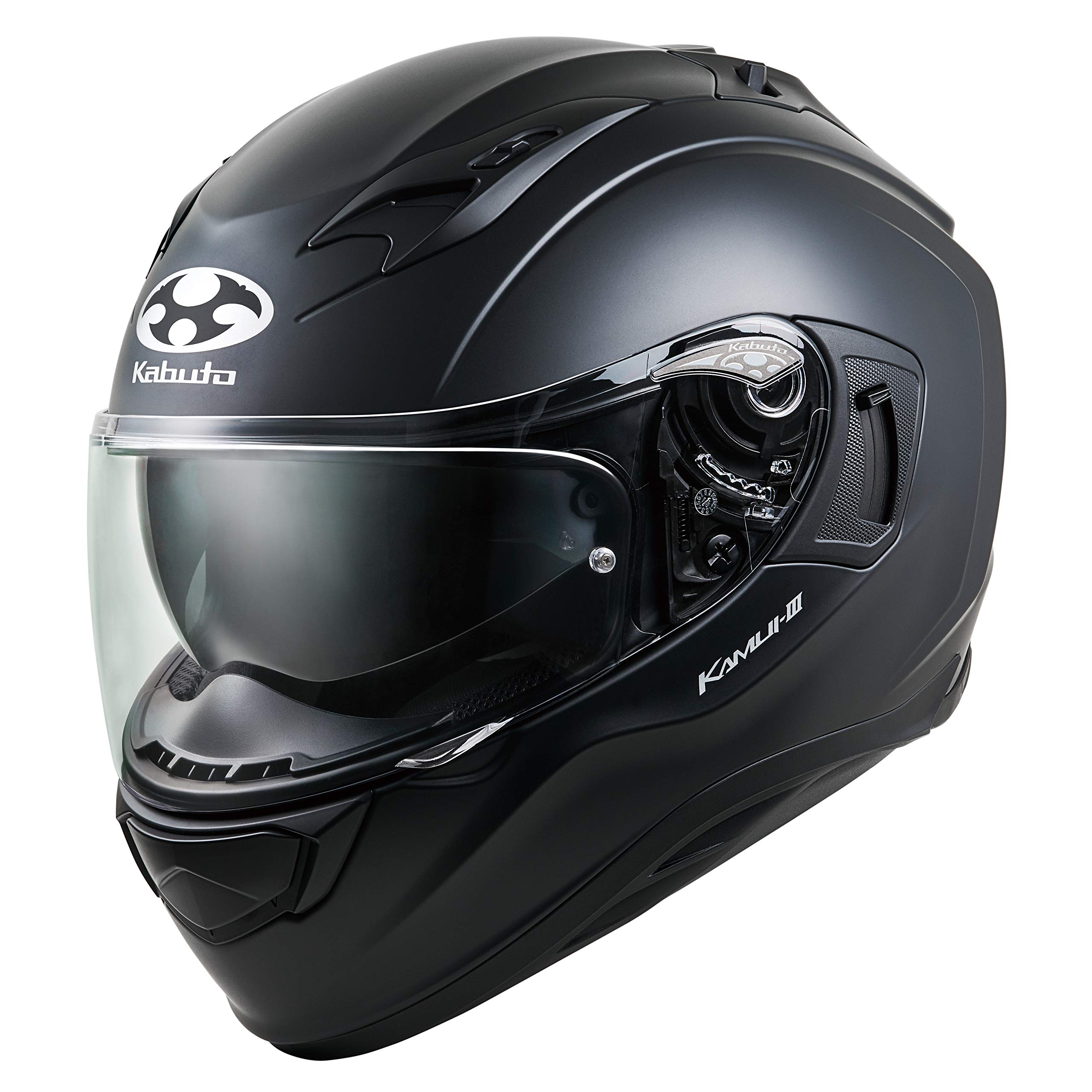 

OGK KABUTO Motorcycle Helmet Full Face KAMUI3 Flat Black 584801 (Size XS)