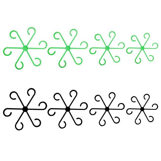 8 Pcs Plant Stem Holder Climbing Houseplant Stem Supports Reusable Flower Plant Stakes Stem Hooks Growth Accessories for Vegetables Fruits Flowers
